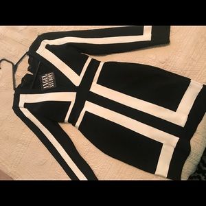 Black bandage cocktail dress